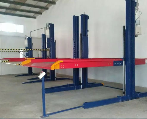 दो स्तंभ हाइड्रोलिक पार्किंग लिफ्ट 2700kg हाइड्रोलिक स्टैक पार्किंग प्रणाली