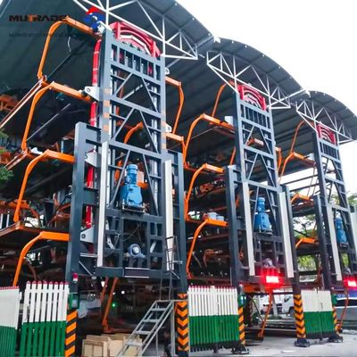 मैकेनिकल वर्टिकल रोटरी पार्किंग सिस्टम 8 लेयर्स रोटरी स्मार्ट पार्किंग सिस्टम