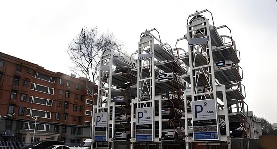 वर्टिकल रोटरी कार पार्किंग प्रणाली अनुकूलित वर्टिकल रोटरी पार्किंग