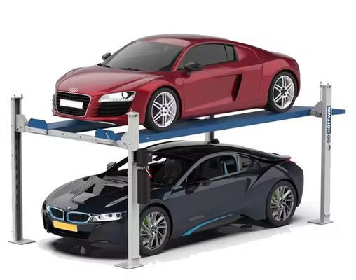 Electric Four Post Vehicle Lift 24 Inches Platform Width for Smooth and Easy Vehicle Maintenance