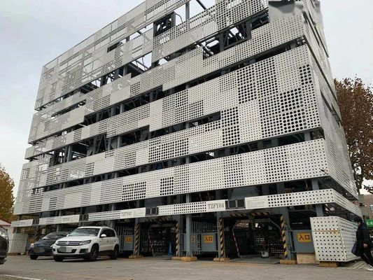 ऊर्ध्वाधर या क्षैतिज पार्किंग टॉवर प्रणाली 120 वाहन कार पार्किंग टॉवर
