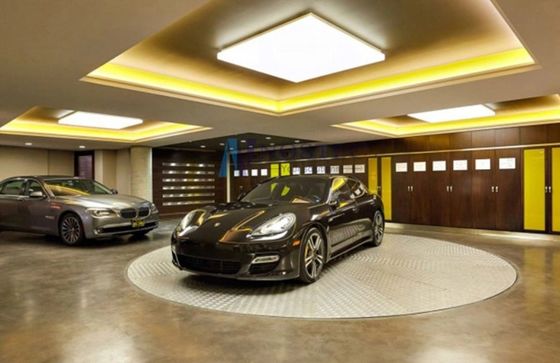Speed Car Elevator Turntable with Hydraulic Cylinder Drive Mode and PLC Control System Speed 0.25m/s