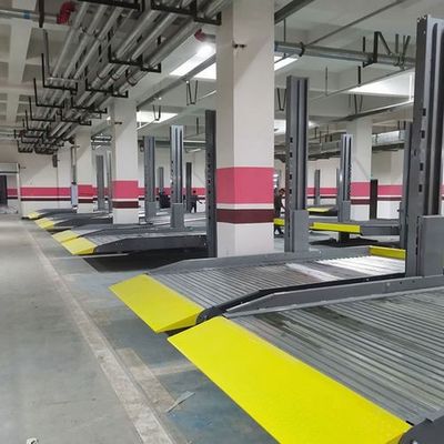 इलेक्ट्रिक अनलॉक दो स्तंभ हाइड्रोलिक लिफ्ट 17 स्तर सुरक्षा लॉक के साथ