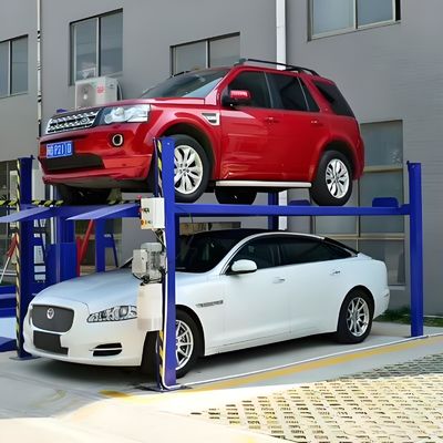 Electric Four Post Vehicle Lift 24 Inches Platform Width for Smooth and Easy Vehicle Maintenance